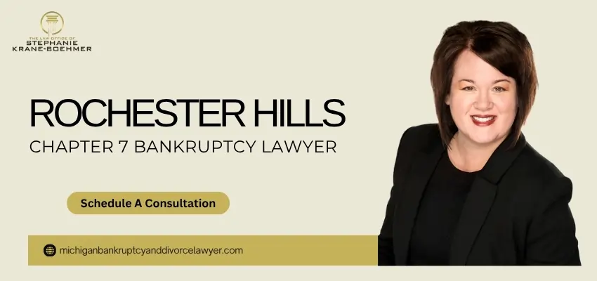 Rochester Hills Chapter 7 Bankruptcy Lawyer-image